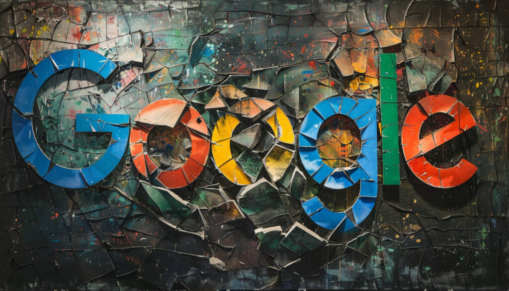 Broken Google Logo