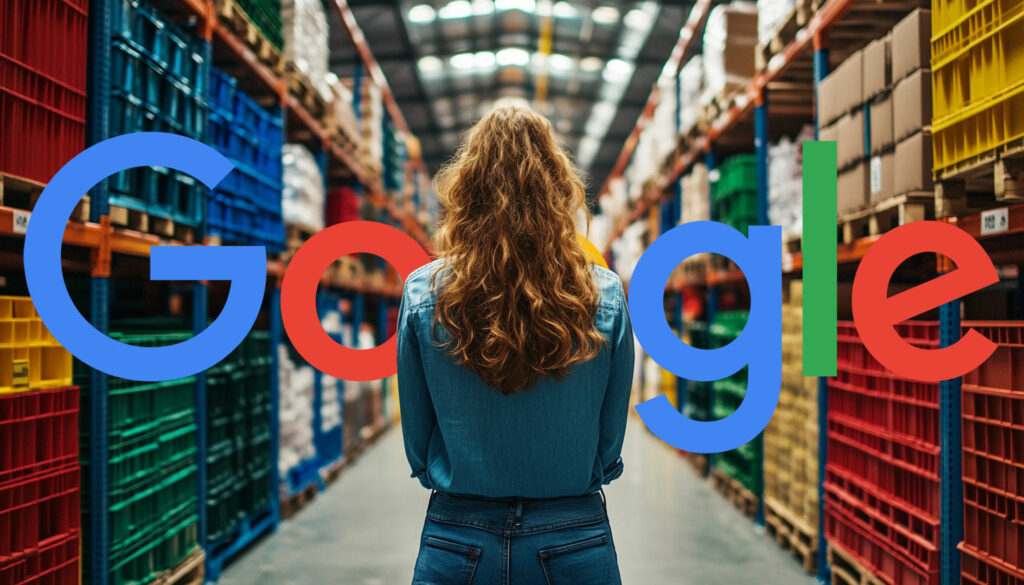 Google Warehouse Woman