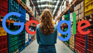 Google Warehouse Woman