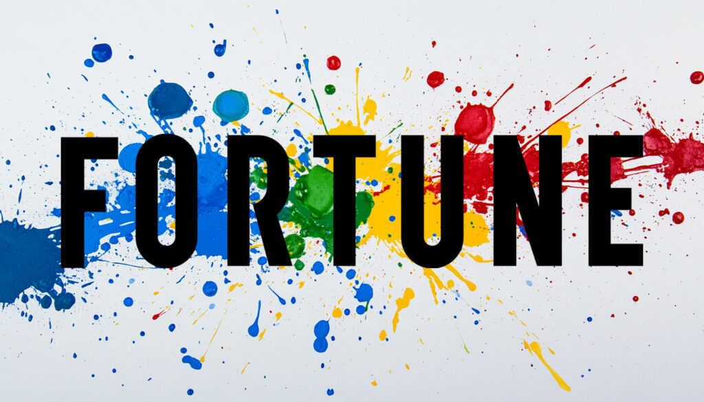 Fortune Google Paint Splatter