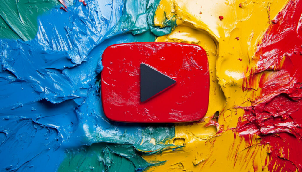 Youtube Play Button Google Colors